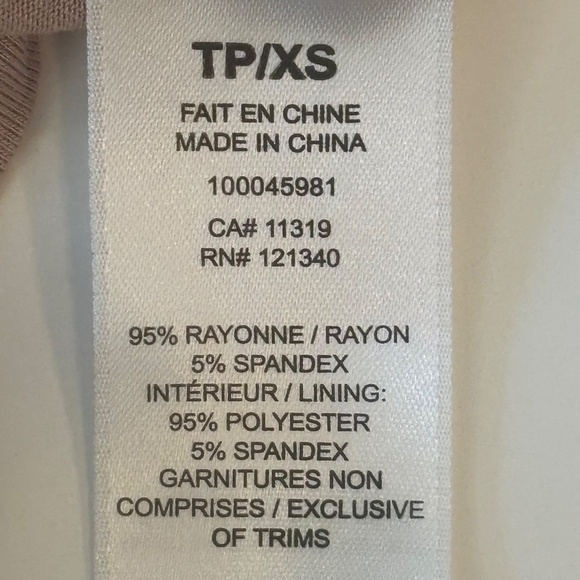 Dynamite Sleeveless Crop Tops Size Small White and Beige - Picture 10 of 12